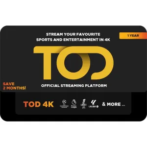 اشتراك تود TOD 4K سنة