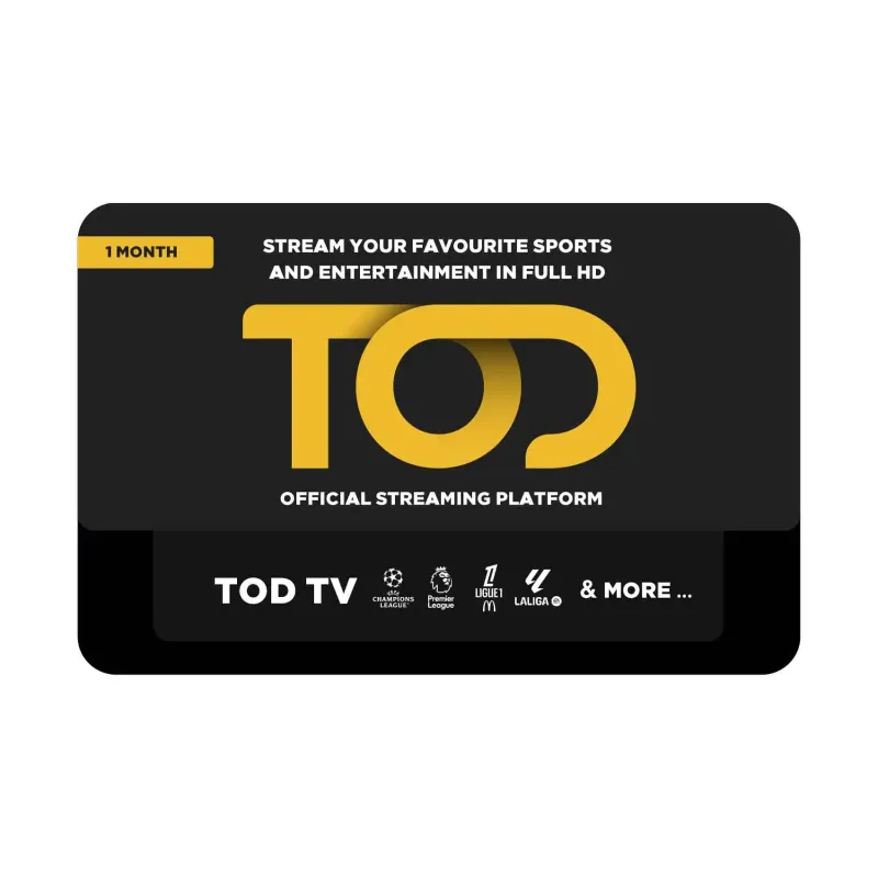 اشتراك تود TOD فل اتش دي شهر