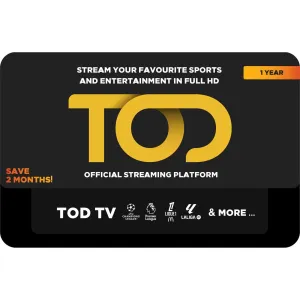 اشتراك تود TOD فل اتش دي سنة